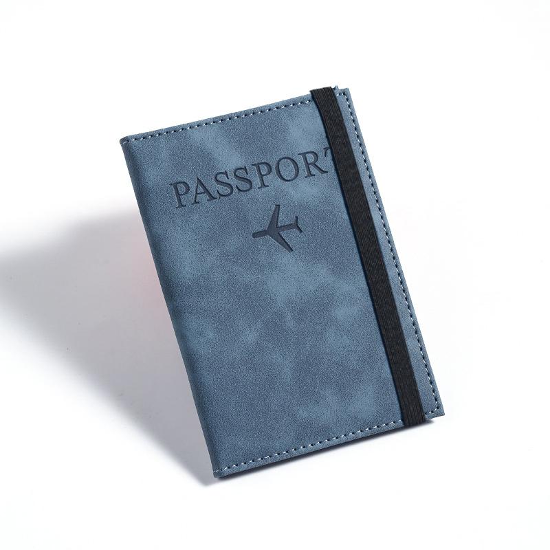 Женские и мужские Rfid винтажные деловые обложки для паспорта держатель многофункциональный ID банковская карта PU кожаный кошелек чехол дорожные аксессуары