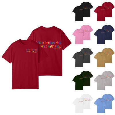 Женский топ с коротким рукавом и принтом на шее