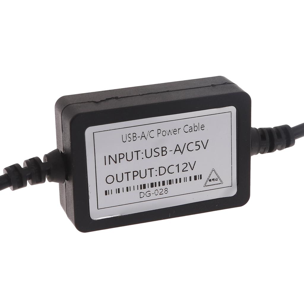 Зарядное устройство USB к DC USB 5V к DC 12V 5.5 x 2.1мм Кабель питания для светодиодных лент, роутера, зарядный шнур 115СМ