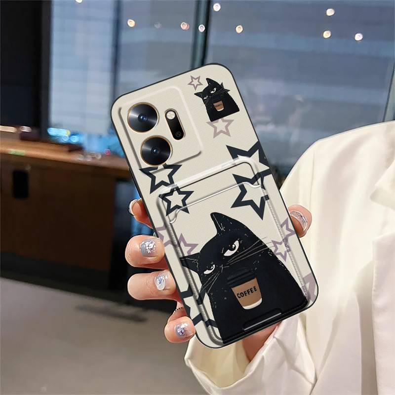 Защитный чехол для телефона с граффити для infinix X6821/Zero20 Водонепроницаемый Милый С карманом для карт Мягкий чехол Модный дизайн Силиконовый