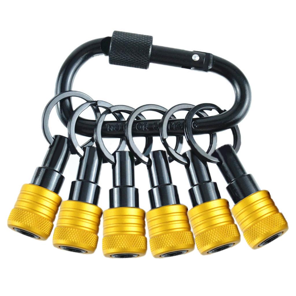 6pcs 1/4inch Hexagonal Shank Socket Bit Holder Set Screwdriver Bit Holder Set Versatile for Easy Storage & Transport