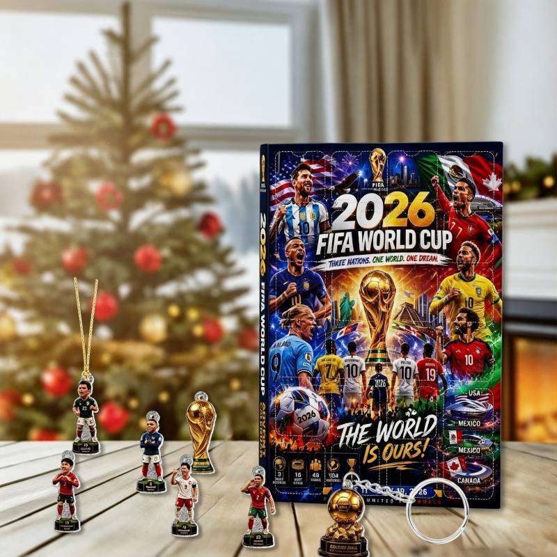 Global Football Cup Advent Calendar Christmas Countdown Decor For Holiday Gift