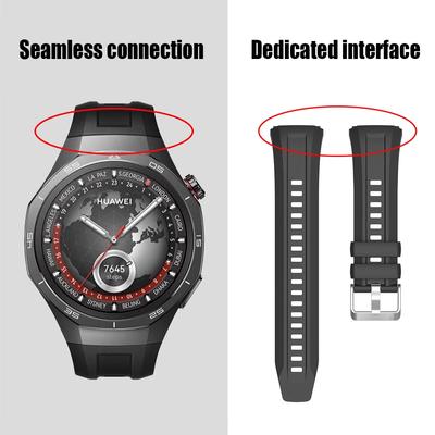 1 шт. Оригинальный ремешок для HUAWEI WATCH GT 5 Pro 46 мм, сменный ремешок, силиконовые ремешки без зазоров, браслет GT5 Pro, аксессуар для ремешка для часов