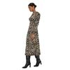 Dorothy Perkins Womens/Ladies Leopard Print Keyhole Midi Dress