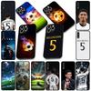 Мягкий чехол для телефона для Xiaomi Redmi 15 9A 9C NFC 7A 9T Note 9 8 7 8T 15c A5 Чехол Футбол №5 Футбольная звезда №5 Корпус