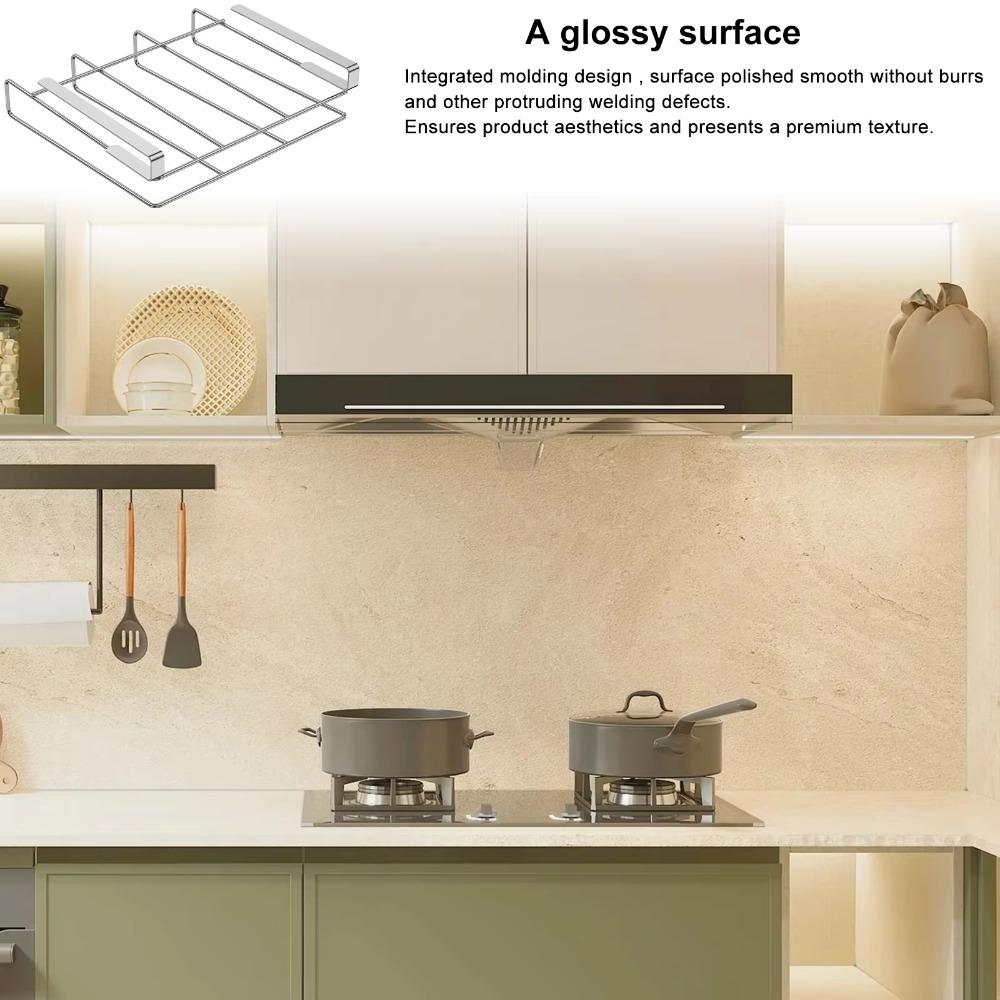 Подвесная стойка для разделочной доски без перфорации, под шкафом, полка для хранения на кухне, стойка для хранения