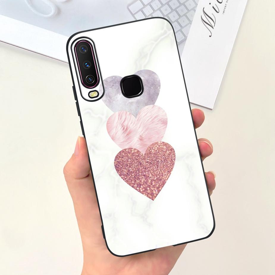 Чехол для Vivo Y12 Чехол для Vivo Y15 Y17 1902 1904 Милый Модный Мультяшный Чехол Мягкий Силиконовый Чехол для Телефона Для Vivo Y15 Y 12 17 VivoY12 Чехлы