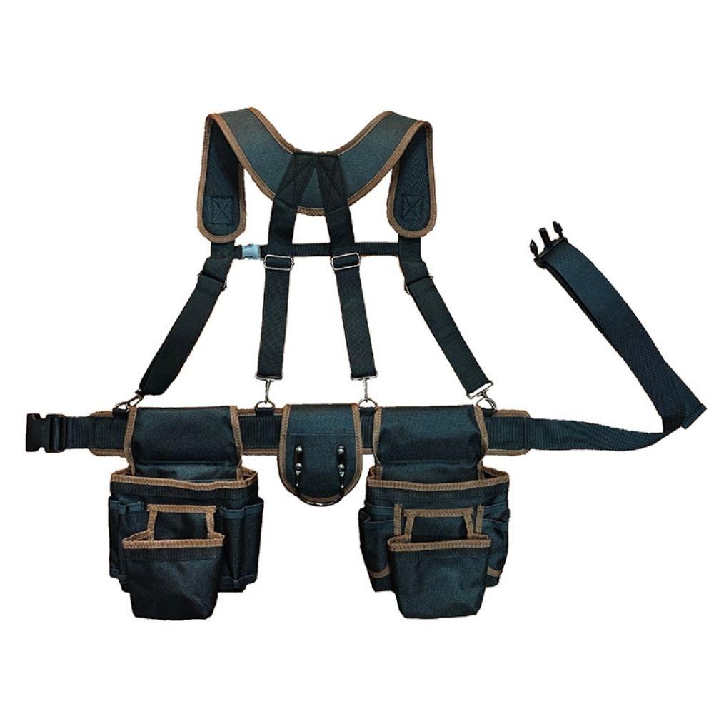 Large Capacity Woodworking Tool Belt Adjustable Design Multi Functional Tool Belt Carpenter Work