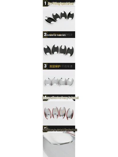 20 Model 3 Series Door Bowl Protective Film - Anti-Scratch, Wear-Resistant Trim Car Accessory