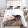 3Pcs Heartful Ariana Grande Bedding Sets For All Sizes New 3D Printed Bed Cover Comforter Duvet Cover Pillowcase Bedroom Decoration