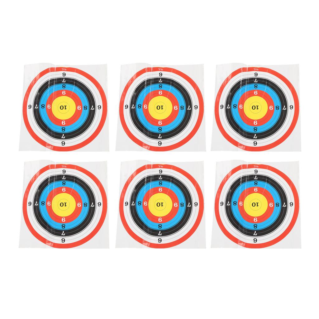 10PCS Shooting Targets Self Adhesive Round Paper Shooting Targets Stickers for Aiming Training