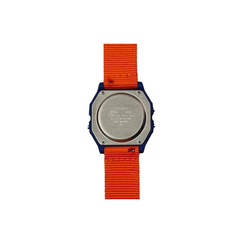 Casio Часы Custom Collection, кварцевый механизм, нейлоновый ремешок, мужские, черный циферблат, F-91WM-2A(Watch5--)