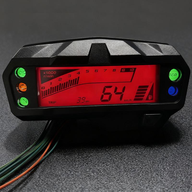 Original Moto Digital LCD Motorcycle Accessories Speedometer Odometer Tachometer Dashboard for Yamaha FZ FI Fzs Fz s 150 2.0 V2