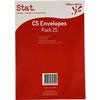 Stat Peal & Seal Envelope 25pk (Kraft) (C5)