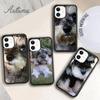 Lovely Dogs Schnauzer Phone Case for iPhone 11 12 13 14 Pro Max Mini XR XS SE 2020 5 7 8 Plus Samsung Galaxy S21 S22 Shell