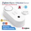 Zigbee Сирена-сигнализация 110 дБ Датчик вибрации Опционально TUYA Smart Life&2MQTT Детектор безопасности умного дома Требуется Zigbee-шлюз