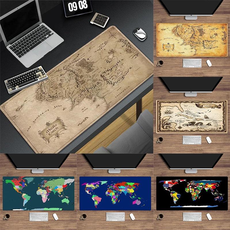 Древняя карта Средиземья Коврик для мыши Большая площадь XXL Игровой Офисный Настольный компьютер Ковер Коврик для стола для ноутбука Настольный коврик Ковер для клавиатуры