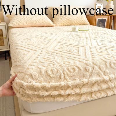 Роскошное бархатное покрывало на кровать, плюшевые тисненые простыни, толстое и теплое постельное белье для осени и зимы, мягкая и удобная ткань, наволочки не входят в комплект