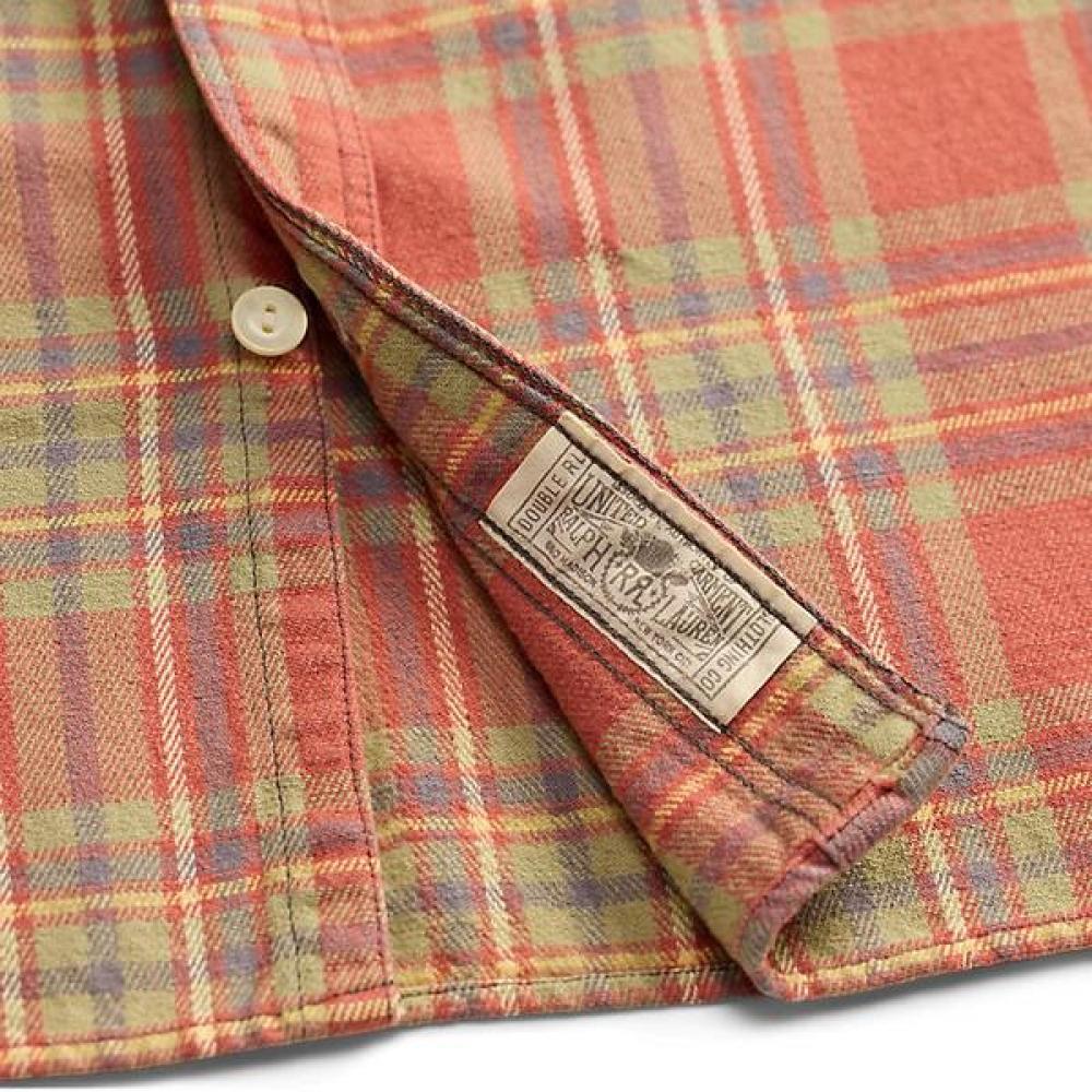 Double Rl Plaid Twill Workshirt Mnrrwov16820405600