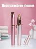 1 шт. электрический триммер для бровей Триммер для бровей Удалитель волос на лице Женский макияж Безболезненный автоматический инструмент для тримминга бровей