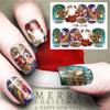 Snowmen Decals Beauty Nail Art Stickers Christmas Decoration Stickers Water Transfer