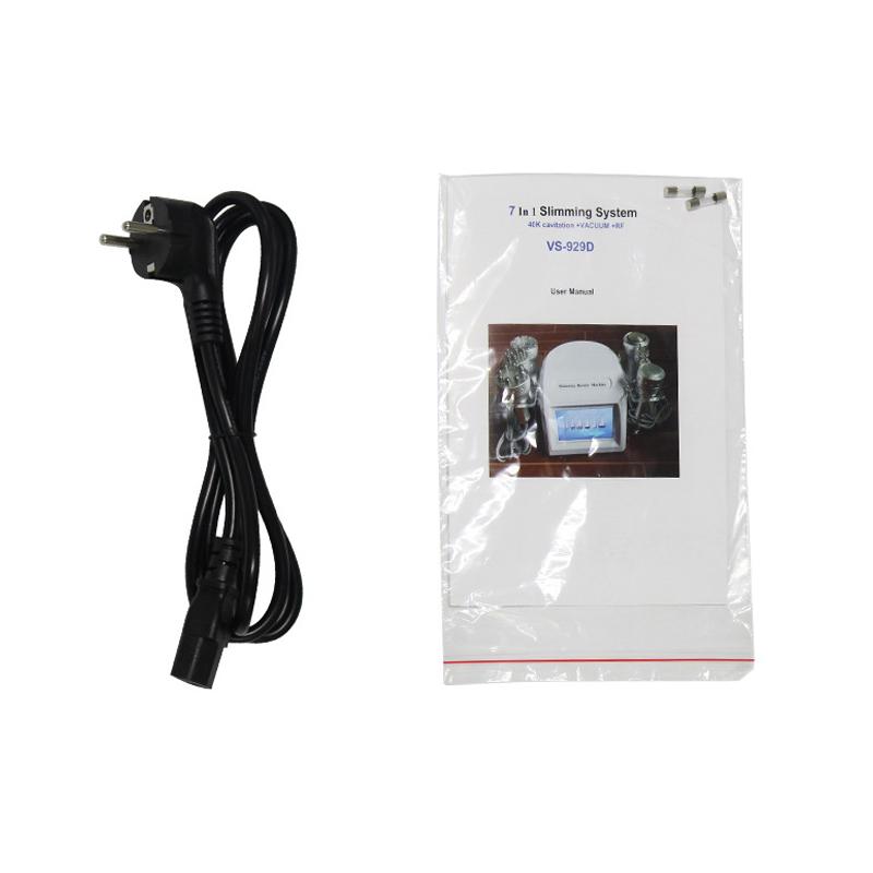 7 In 1 Ultrasonic 40K Cavitation Multipolar RF Frozen Body Shaping Slimming Machine Skin Lifting Anti-Wrinkle Beauty Device