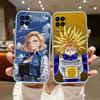 RE27 Чехол для телефона Dragon Ball Trunks Прозрачный для Motorola Moto G7 G8 G9 G84 G85 G73 G24 G15 Z2 Play Power Plus