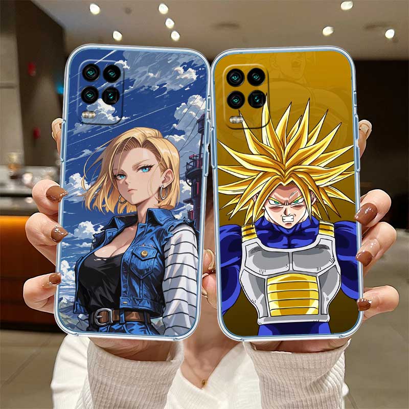 RE27 Чехол для телефона Dragon Ball Trunks Прозрачный для Motorola Moto G7 G8 G9 G84 G85 G73 G24 G15 Z2 Play Power Plus