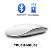 Беспроводная Bluetooth Компьютерная Мышь Magic Двухрежимная Бесшумная Перезаряжаемая Сенсорная Тонкая Эргономичная Мышь для ПК Для Macbook Air