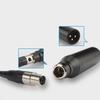 TA4F 4-контактный Mini XLR на 3-контактный XLR-папа Адаптер для конденсаторного петличного микрофона Shure Разъем для фантомного питания 48 В Подключение к микшеру