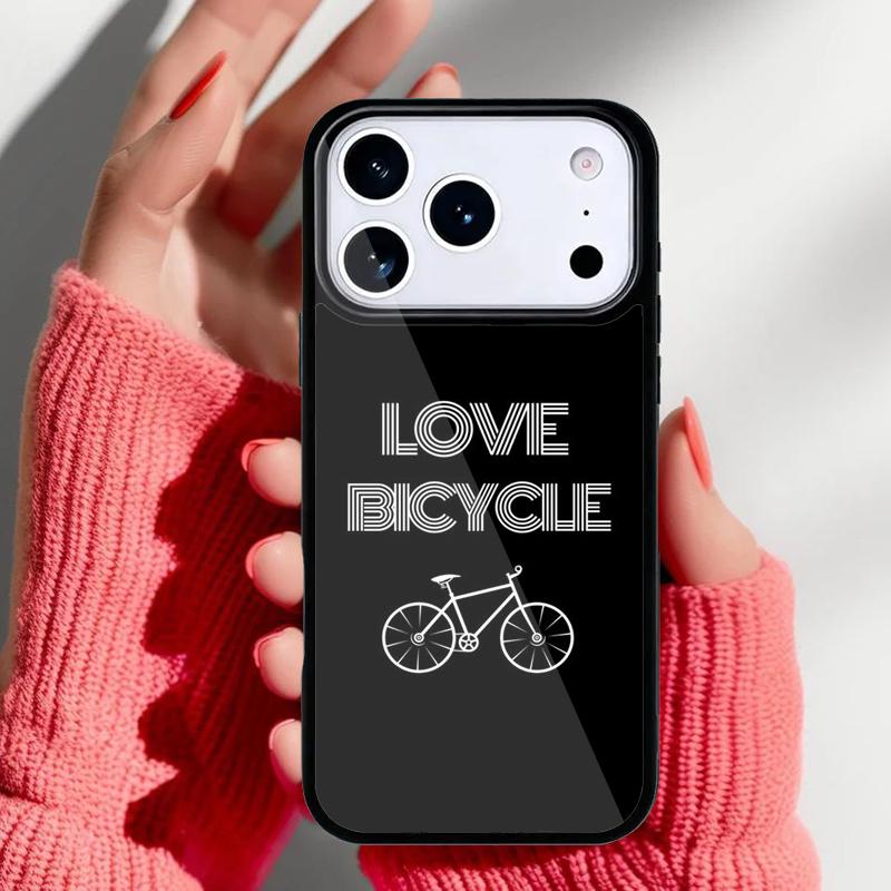 BIKE CYCLING art Phone Case for iPhone 17 16 15 14 13 Pro Max Back Cover for 12 11 Pro Coque