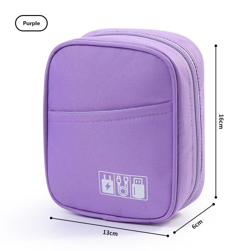 New Travel Data Cable Organizer Bag Waterproof  Power Bank Earphone Storage Case Portable Digital Accessories Storage Bag