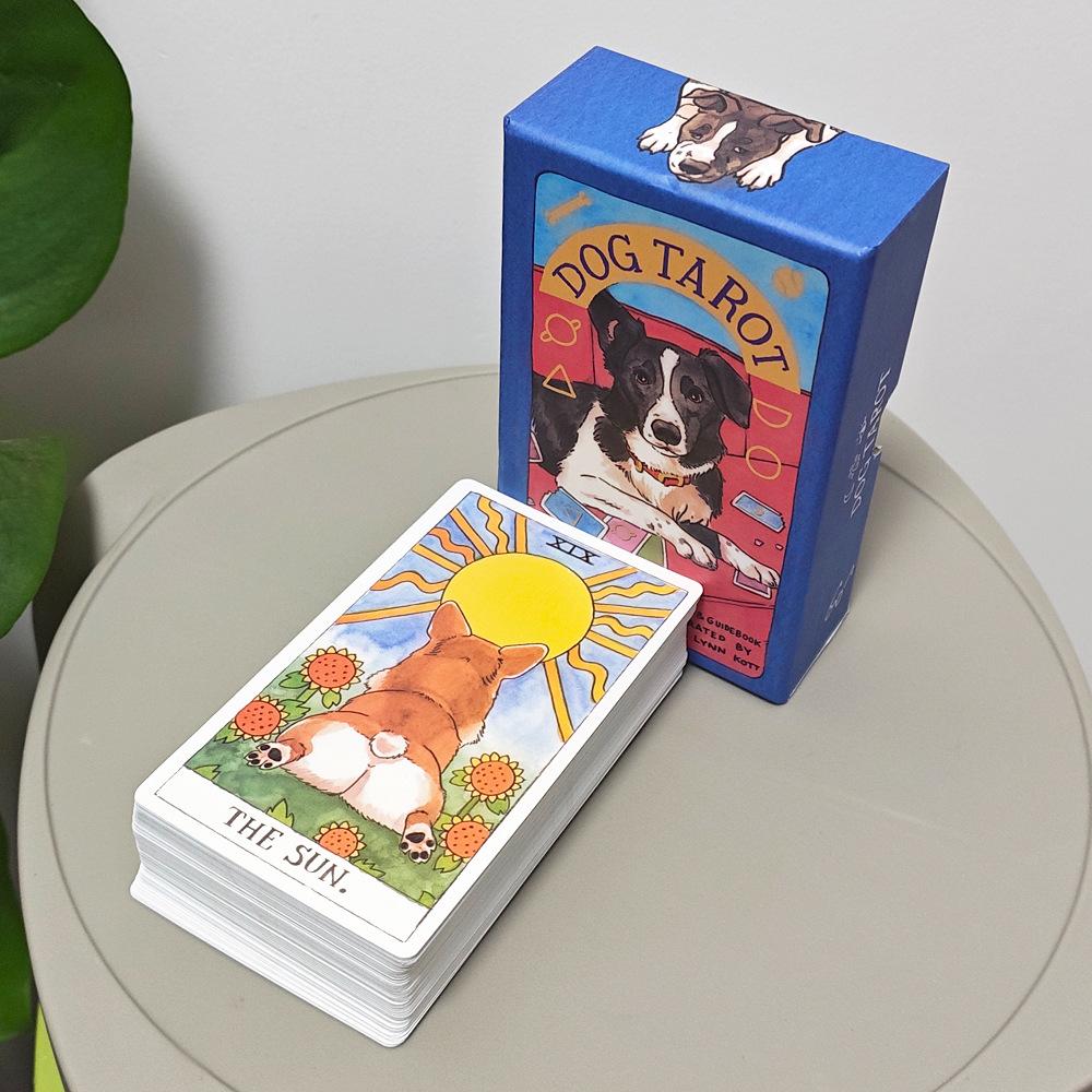 Таро с собаками 78 карт Настольная игра Вечеринка Семья Игральные карты