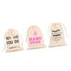 6pcs Bachelor Party Gift Bags with Drawstring Linen Party Favors Bachelor Bridal Shower Pouches for 