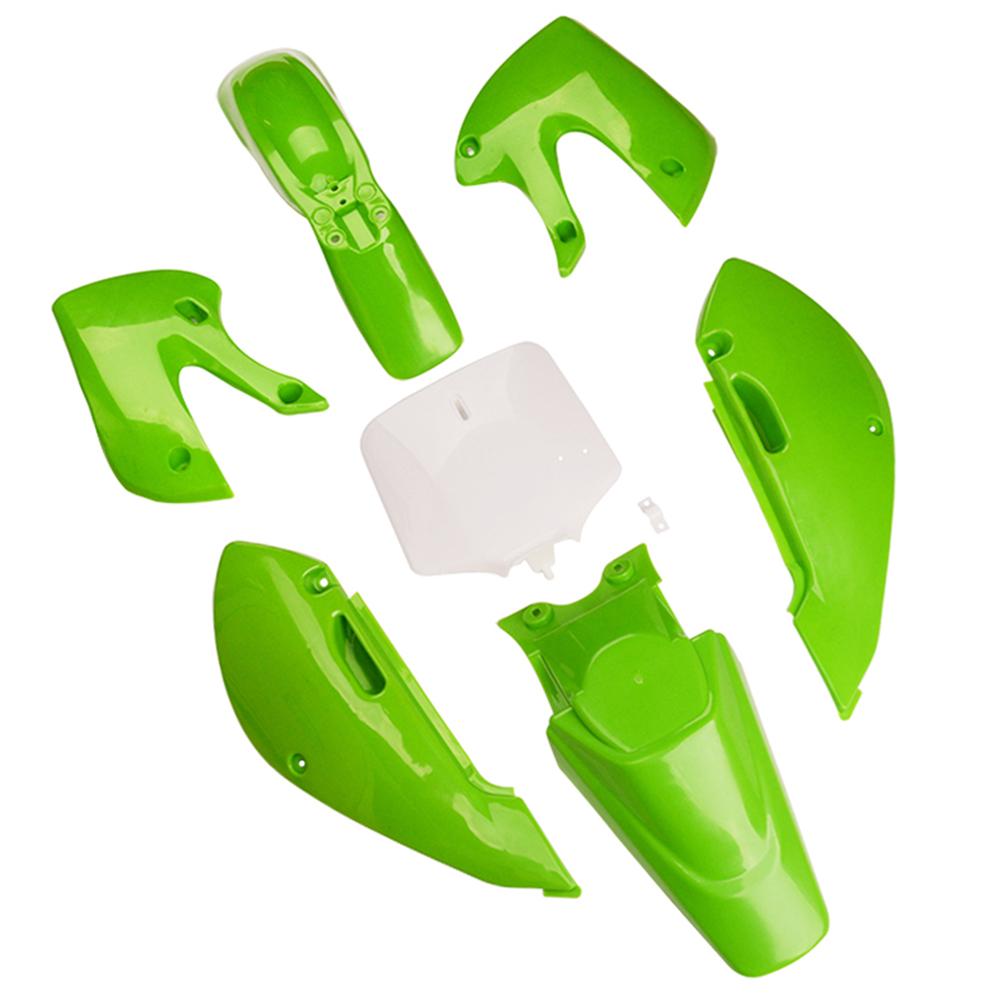 7шт мотоциклетный пластиковый обтекатель комплект кузова крылья подходят для Kawasaki KLX 110 KX65 DRZ110 RM65 2000-2009 аксессуары для мотоциклов