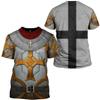 Good-looking Templar 3DT shirt printing clothing Harajuku short-sleeved best-selling summer new arrival new