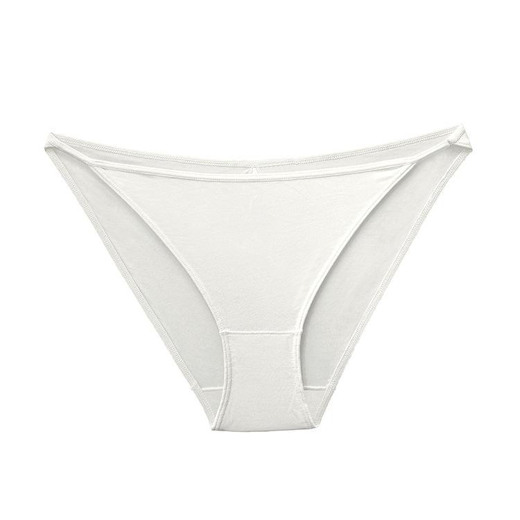 Low Waisted Ice Silk Sexy Triangle Underwear for Women Solid Colored Thin Straps for Comfortable and Breathable Underwear for Women