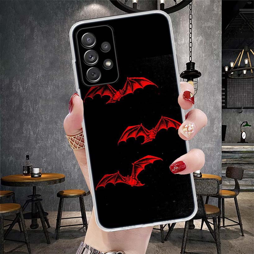 Готический вампир Алый Арт Мягкий чехол для телефона для Samsung Galaxy S22 S23 S24 S25 Edge S26 Ultra S20 FE S21 Plus + Fundas Coque Gala