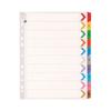 Marbig A4 1-10 Tab Extra Wide Board Reinforced Dividers