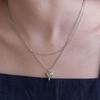 Primaute Vertical Heart Layered Necklace