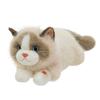 Cute Simulation Sound Ragdoll Cat Doll Hairy Tail Healing Cat Plush Doll Girl