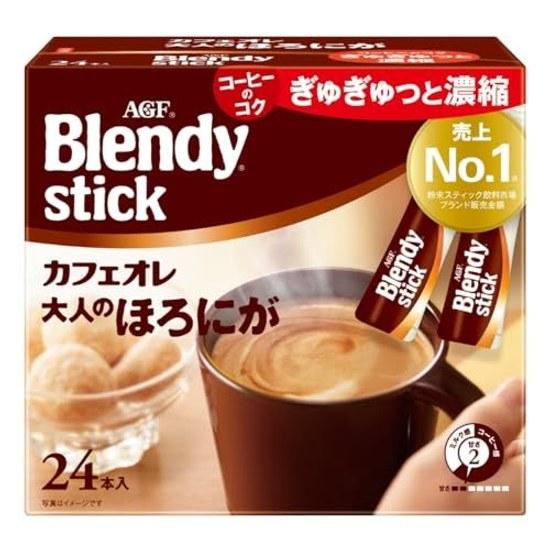 AGF Blendy Stick Кафе au Lait Взрослый Слегка Горький 24 Палочки Кофе