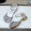 Girls Glitter Sandals Princess Party Performance Shoes Kids