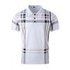 Men's Polo Shirt Short Sleeved Button Casual T-shirt