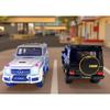 Mercedes-Benz G-Wagen 1:Литой металлический модельный автомобиль в масштабе 24 - Черный