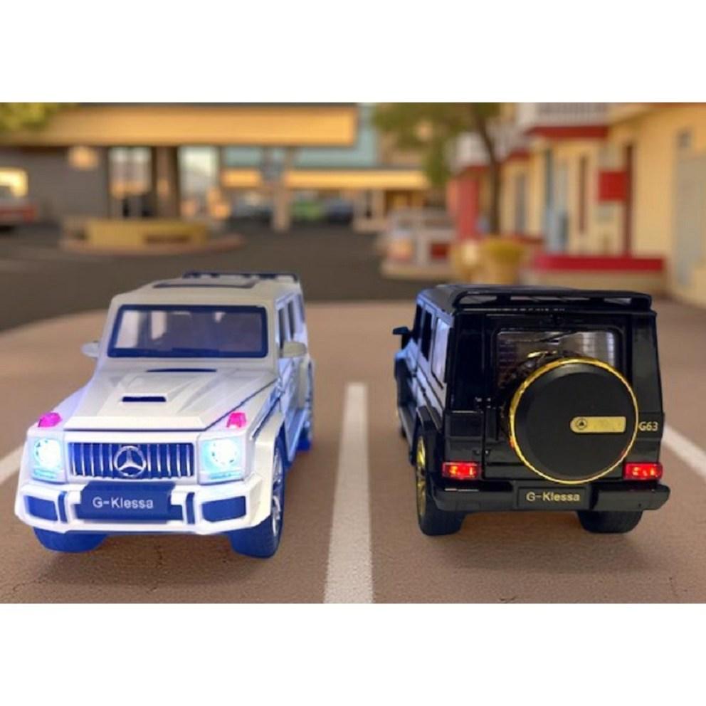 Mercedes-Benz G-Wagen 1:Литой металлический модельный автомобиль в масштабе 24 - Черный