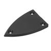 Треугольная крышка анкерного стержня с 3 отверстиями, пластиковая для бас-акустической электрогитары, запасные части, черная