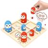 Крестики-нолики Настольная игра для 2 игроков Интерактивная Образовательная Большая Рыба Ест Маленькую Пожиратель Настольные Игрушки Родитель-Ребенок Монтессори