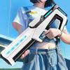 Электрический водяной пистолет Мощный брызгающий Автоматический пистолет для забора воды со светодиодной подсветкой и очками Детские уличные пляжные игрушки-пистолеты-распылители