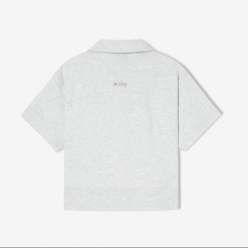 New Balance Толстовка с коротким рукавом и одной сеткой на молнии W B1 nbncf2W412 19 Ac